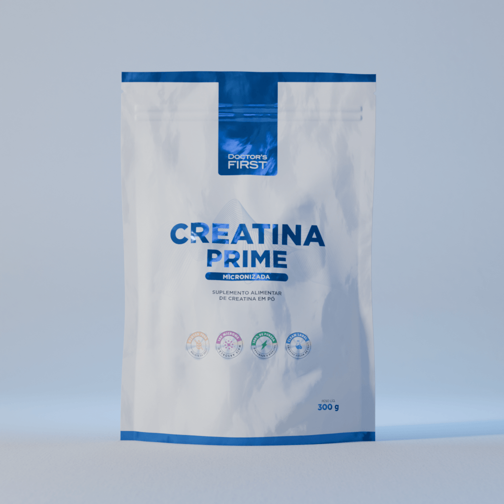 Creatina Prime Micronizada - Pura e de Alta Absorção - 300g (Sachê)