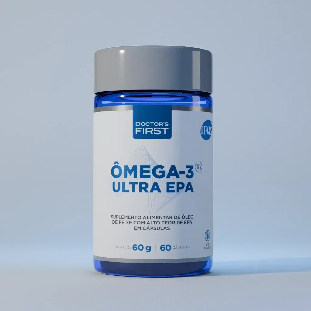 Ômega-3 Ultra EPA - Forma TG com 1000mg de EPA - 60 Cápsulas