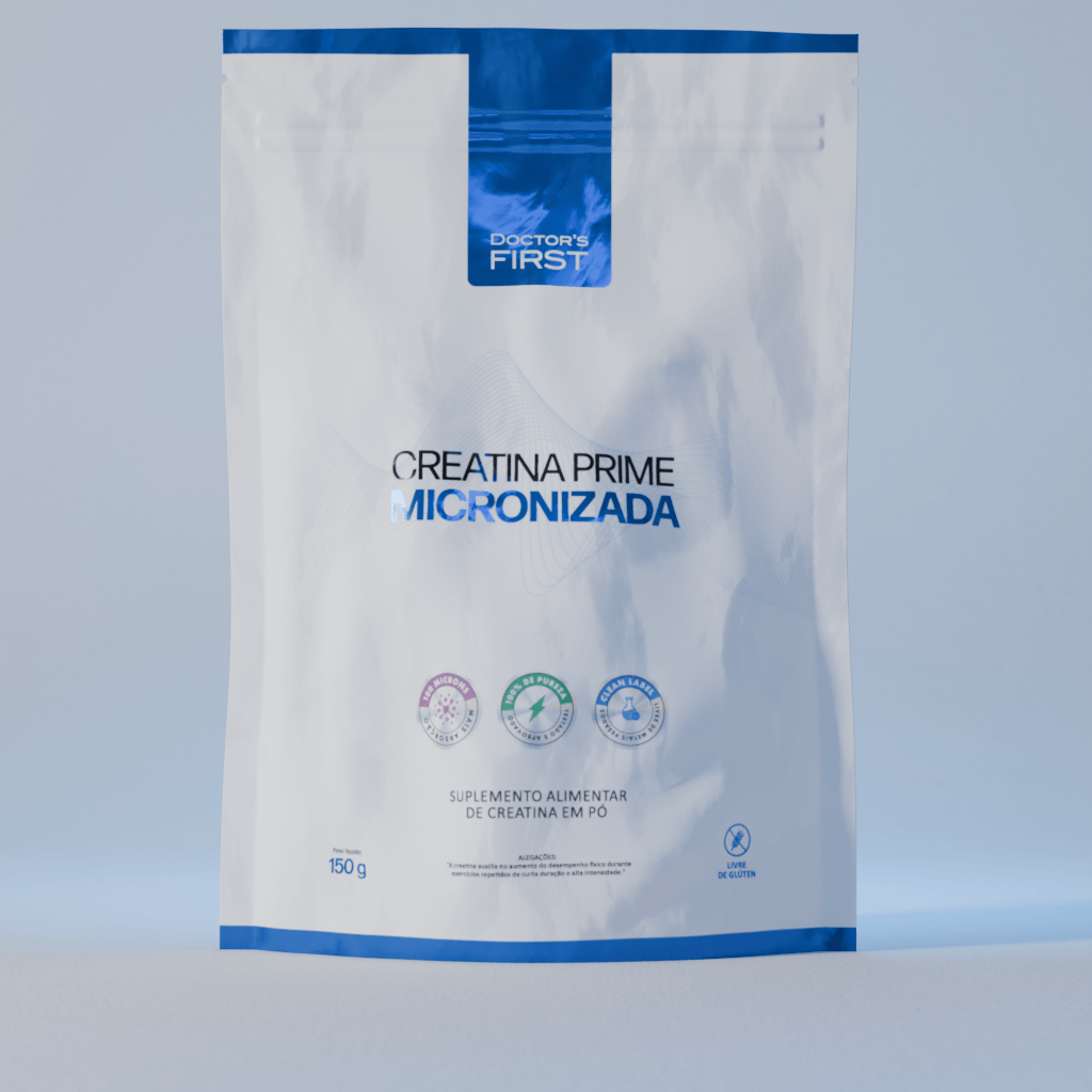 Creatina Prime Micronizada - Pura e de Alta Absorção - 150g (Sachê)