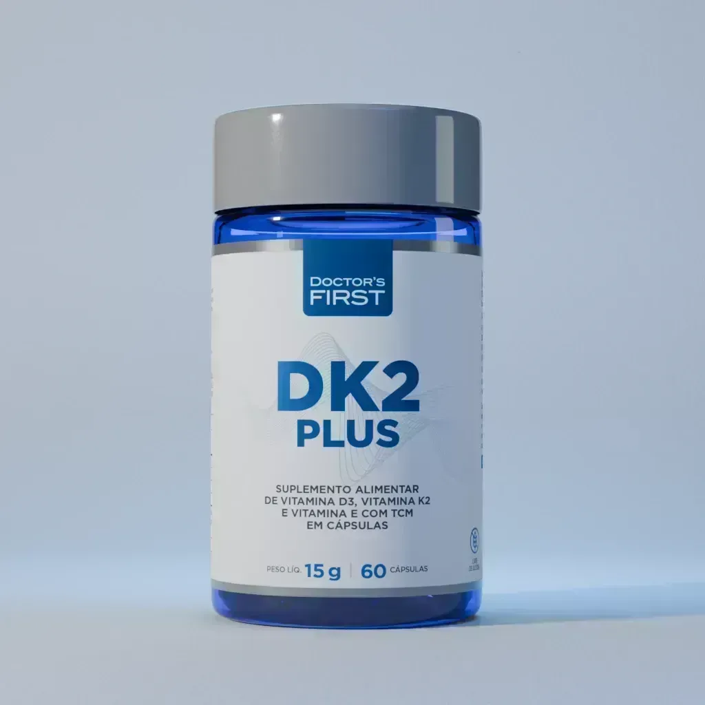 DK2 Plus - vit D3 2000 UI + vit K2 65 mcg 60 caps - Doctor's First